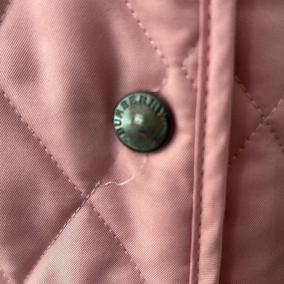 Burberry Size Small Light Pink Classic Jacket